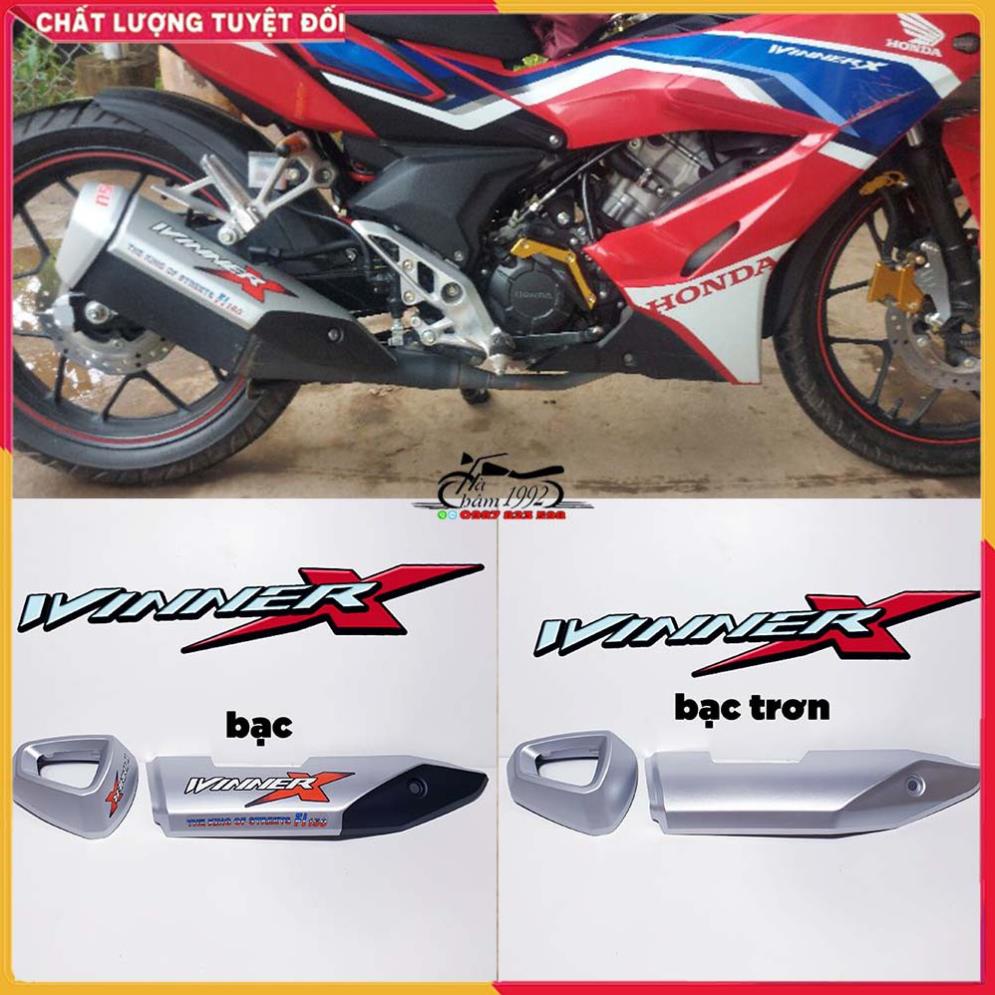 ✅ Ốp Pô Và Chụp Đuôi Pô Winner X 2019 - 2022 Bản Màu Sporty - Bộ Chụp Pô Winner V2, Winner V3 ✅