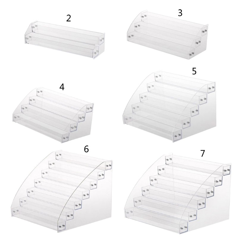 Kệ đựng son môi chất liệu acrylic thiết kế 2-7 tầng tiện dụng