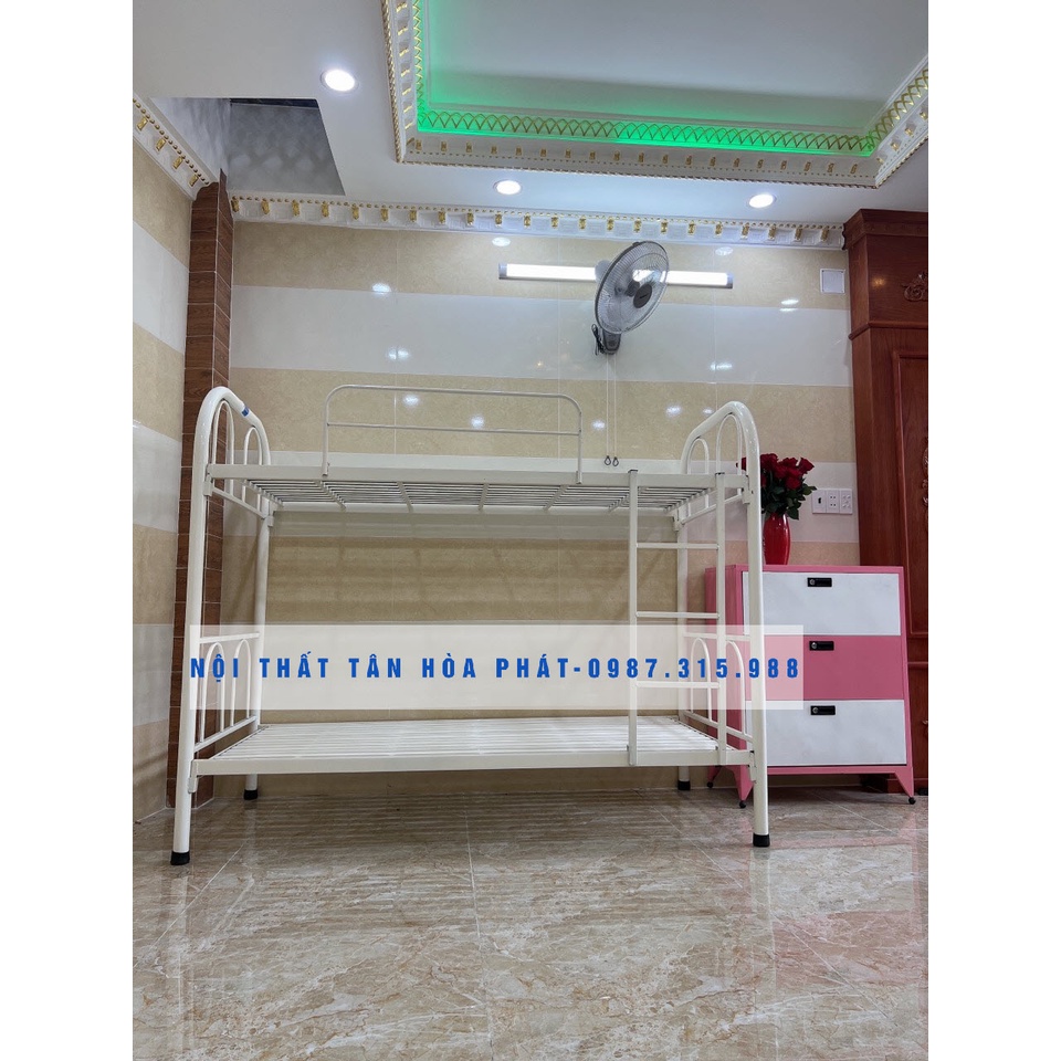 Giường sắt 2 tầng ngang 1m2x2m – GS10