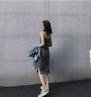 VÁY BA LỖ DÂY ĐAN COTTON