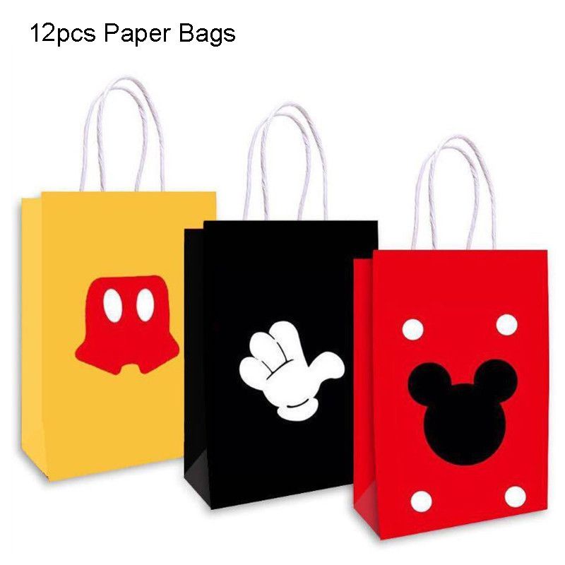 Bộ Phụ Kiện Trang Trí Tiệc Sinh Nhật Chủ Đề Chuột Mickey