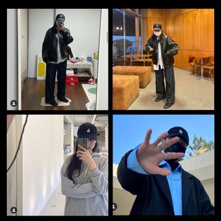 Mũ Lưỡi Trai L.A Basic ( Black - xuất dư chuẩn)