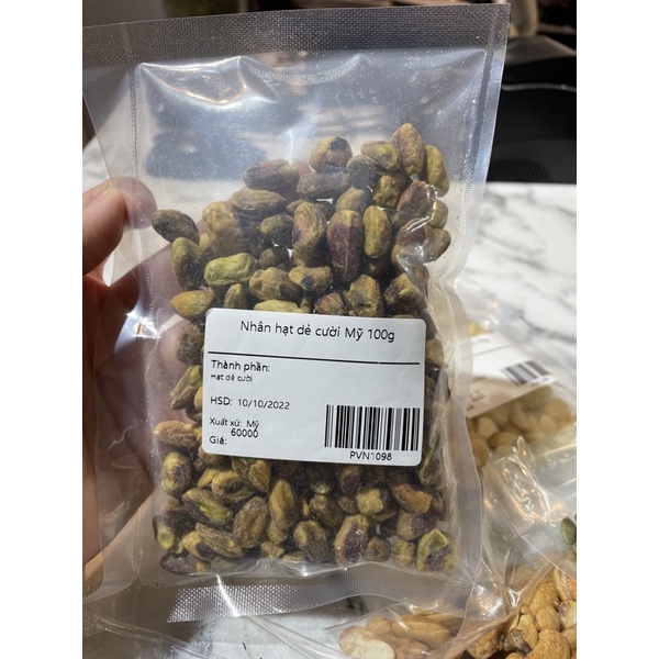 Các loại hạt làm kẹo nougat 100g