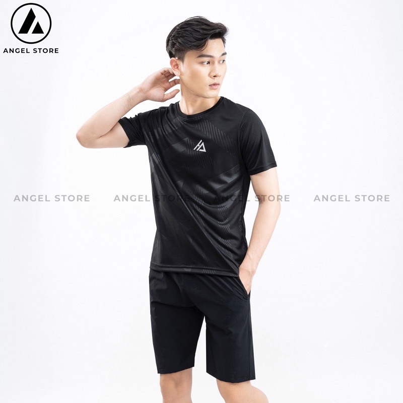 Áo thun thể thao nam ANGEL STORE, áo phông nam chất thun lạnh co giãn mềm mịn vận động thoải mái HA06