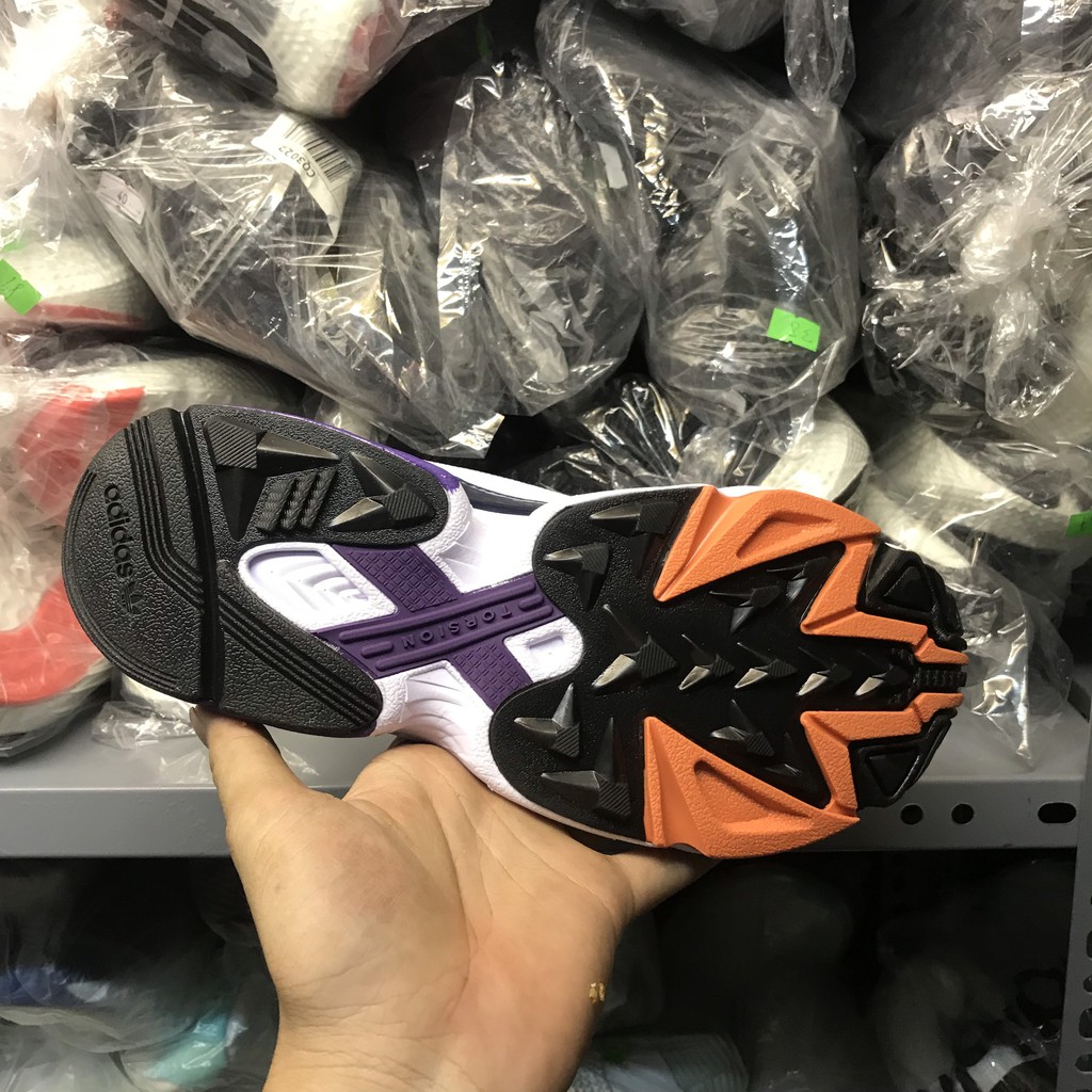 >ẢNH THẬT-HÀNG THẬT< Giày sneaker Originals Falcon W trắng xanh navy dành cho nam và nữ. Sneaker hot 2019-2020