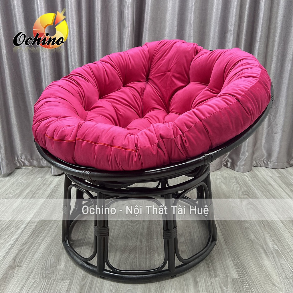 Ghế papasan Thư giãn cao cấp mây xịn 100%(full ghế và đệm)