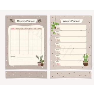 Giấy Lập Kế Hoạch WEEKLY PLANNER (rất nhiều mẫu) P.2