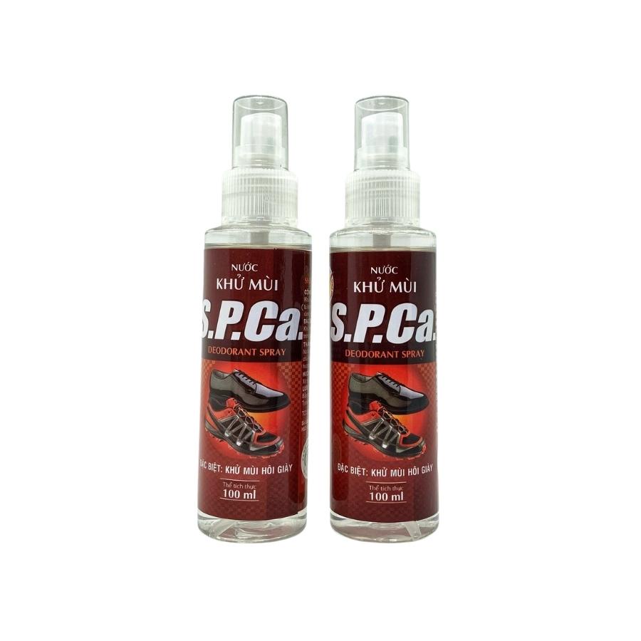 Xịt Khử Mùi Giày, Mùi Hôi Chân SPCa Cao Cấp 100ml Giúp Khử Mùi, Diệt Khuẩn Hiệu Quả Đến 24h