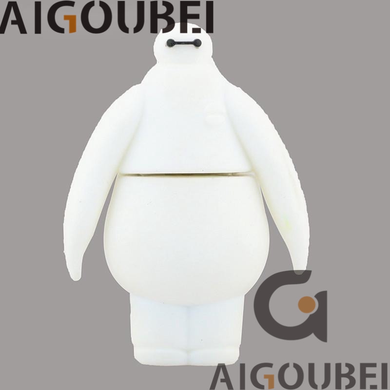 Usb 2.0 với vỏ bọc silicone hình hoạt hình dễ thương phiên bản lớn màu trắng thích hợp cho máy tính xách tay