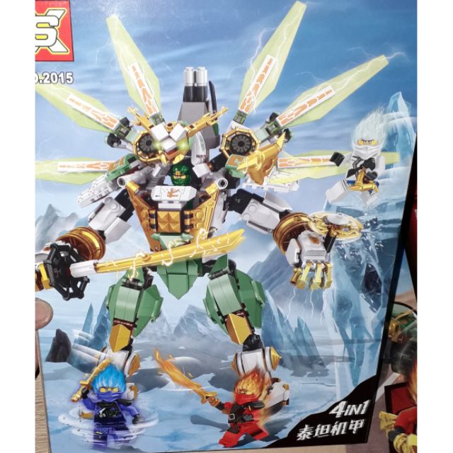 Lắp ráp 1 hộp LegoNinja 2015 có trên 210 chi tiết bằng nhựa ABS rất đẹp