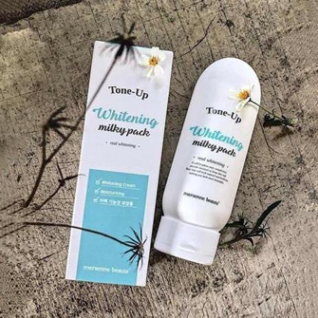 [ CHÍNH HÃNG  ] Kem Dưỡng Trắng Da BODY TONE UP WHITENING MILKY PACK MERSENNE BEAUTE 200ml | BigBuy360 - bigbuy360.vn