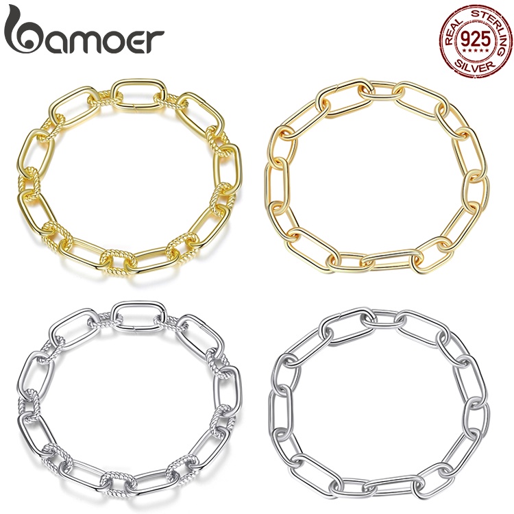 Vòng đeo tay bamoer BAMOER Bạc 925 đa kiểu dáng sang trọng cao cấp