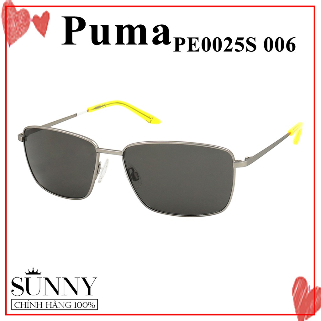 [Mã FARSBR241 giảm 15k đơn 0đ] kính mát Puma - chính hãng - PE0025S 005