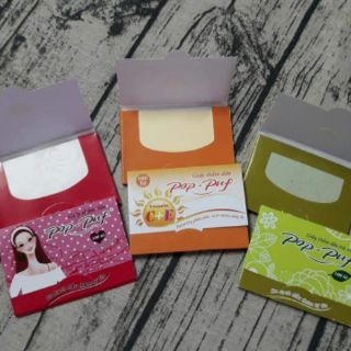 Giấy thấm dầu Pop - puf 100 tờ 3 loại lựa chọn