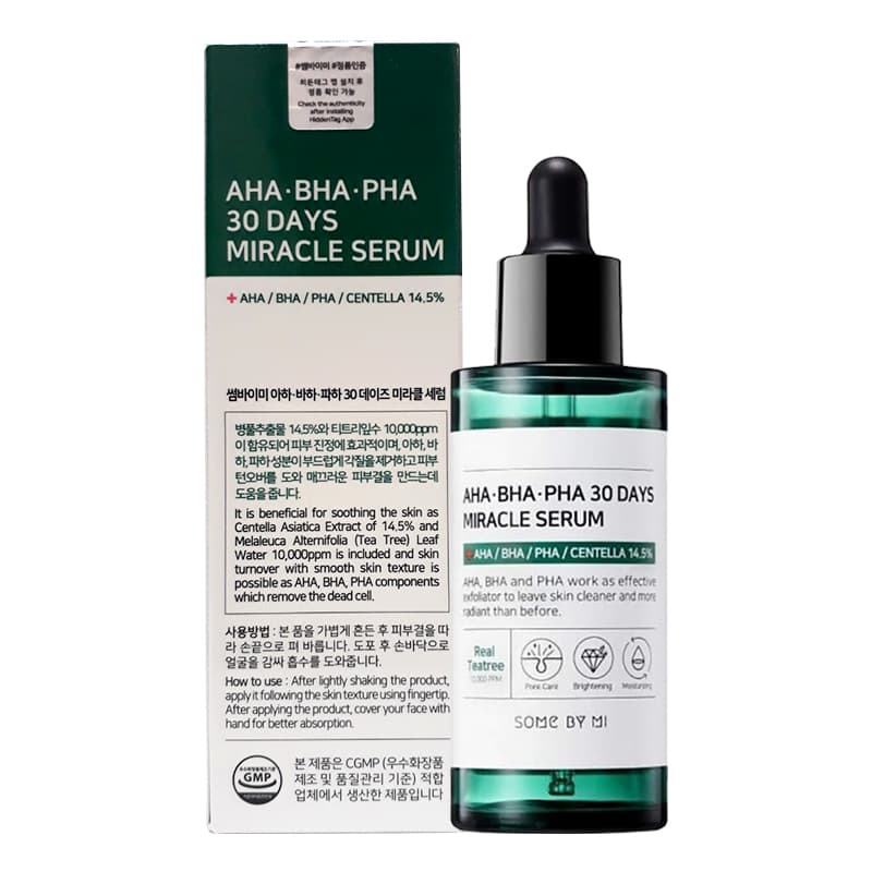 Bộ 3 Sản Phẩm Giảm Mụn, Phục Hồi Da Some By Mi AHA-BHA-PHA 30 Days Miracle (SRM 100ml &amp; Toner 150ml &amp; Serum 50ml)
