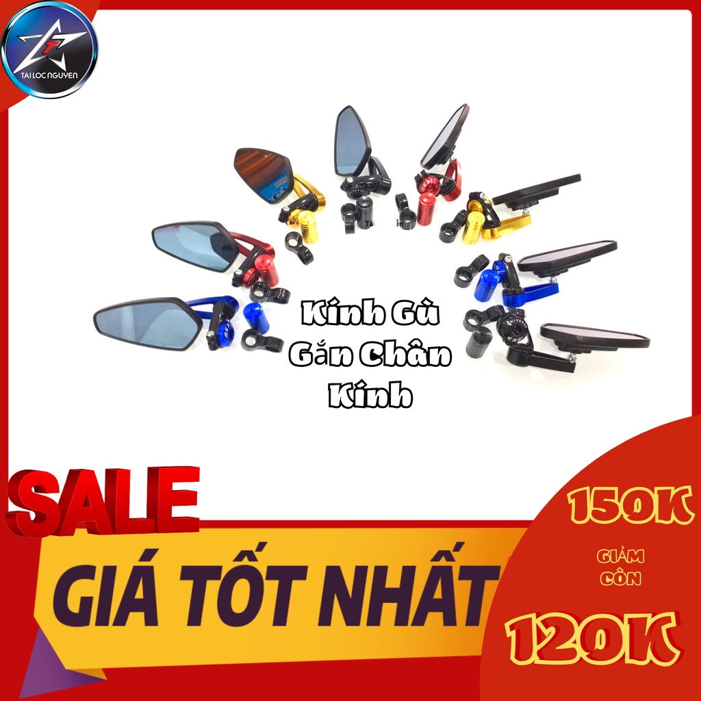 [SALE] KÍNH KIỂU GẮN CHÂN KÍNH XE MÁY