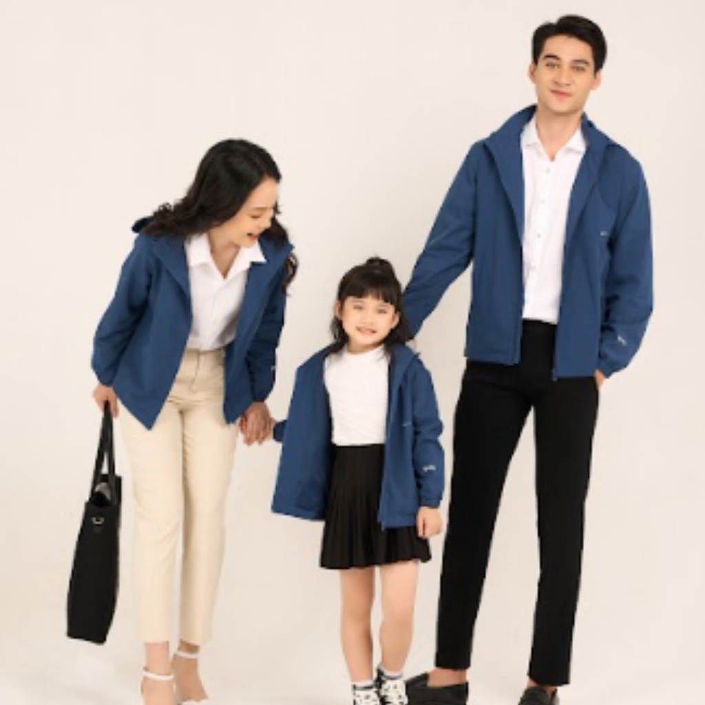 Áo gió YODY nam bản 3c plus 2 lớp, vải dù chống nước chống bụi nhiều màu, phong cách thể thao AKM5037