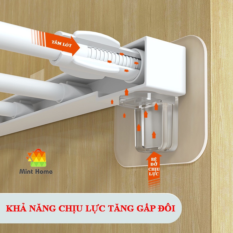 Miếng dán giá đỡ kệ gỗ treo tường, khung tranh, kệ tủ góc tường, móc dán ke góc chữ L kê ván, sàn chịu lực loại dày