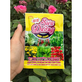 Phân bón Siêu dưỡng cho cây Hoa Hồng mập chồi, khoẻ cây, sai nụ (gói 50g)