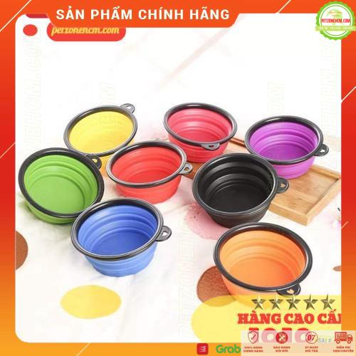 Chén ăn du lịch cho chó mèo ️️ FREESHIP 20K  Bát ăn du lịch cho chó mèo gấp gọn - PetZoneHCM