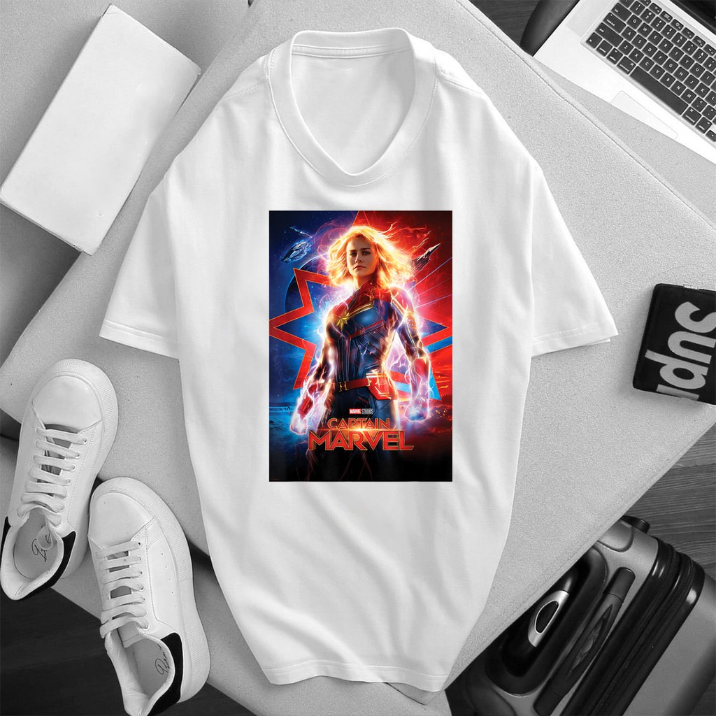 ÁO THUN FORM RỘNG MARVEL CAPTAIN AMERICA IN HÌNH CỰC ĐẸP GIÁ RẺ CỰC SHOCK CÓ SIZE TRẺ EM - 314