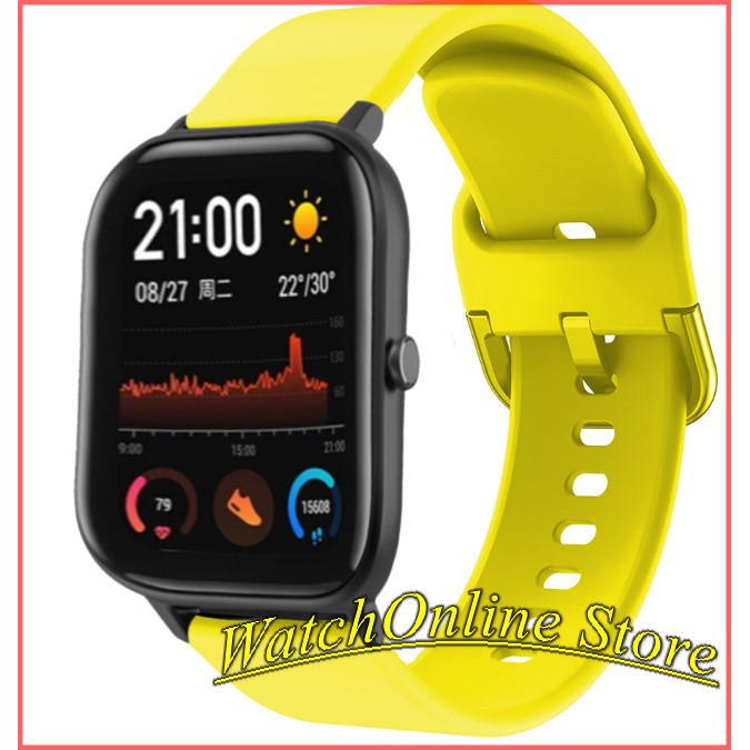 Dây đeo su trơn SIKAI dành cho Xiaomi Amazfit GTS GTS2 GTS 2e GTS 2 mini GTS 4 GTS mini