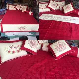 Chăn ga gối satin 7 món