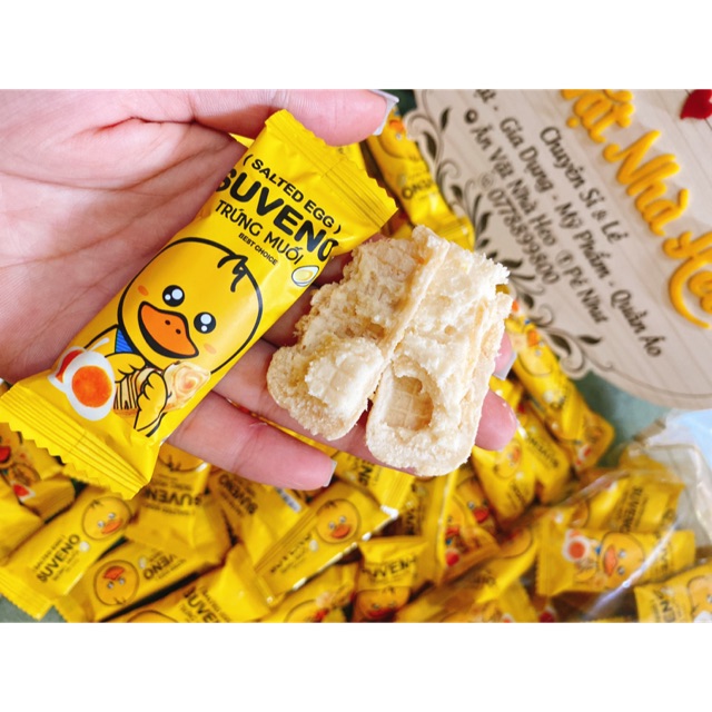Bánh sữa chua giòn vị trứng muối