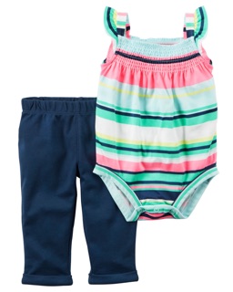 Bộ bodysuit và quần Carter