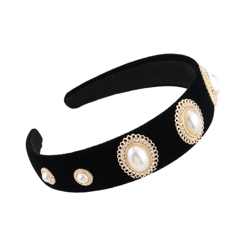 Băng Đô Cài Tóc Đính Đá Sang Trọng Cho Nữ