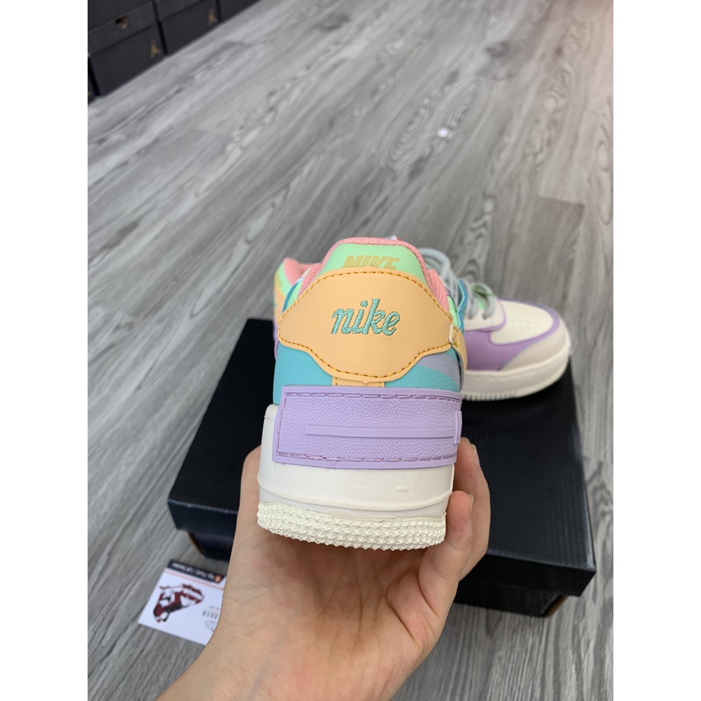 Giày Sneakers AF1 airforce 1 Shadow 7 màu [ẢNH THẬT - FREE SHIP] Giày Thể Thao Nữ Hot Trend Cầu Vồng