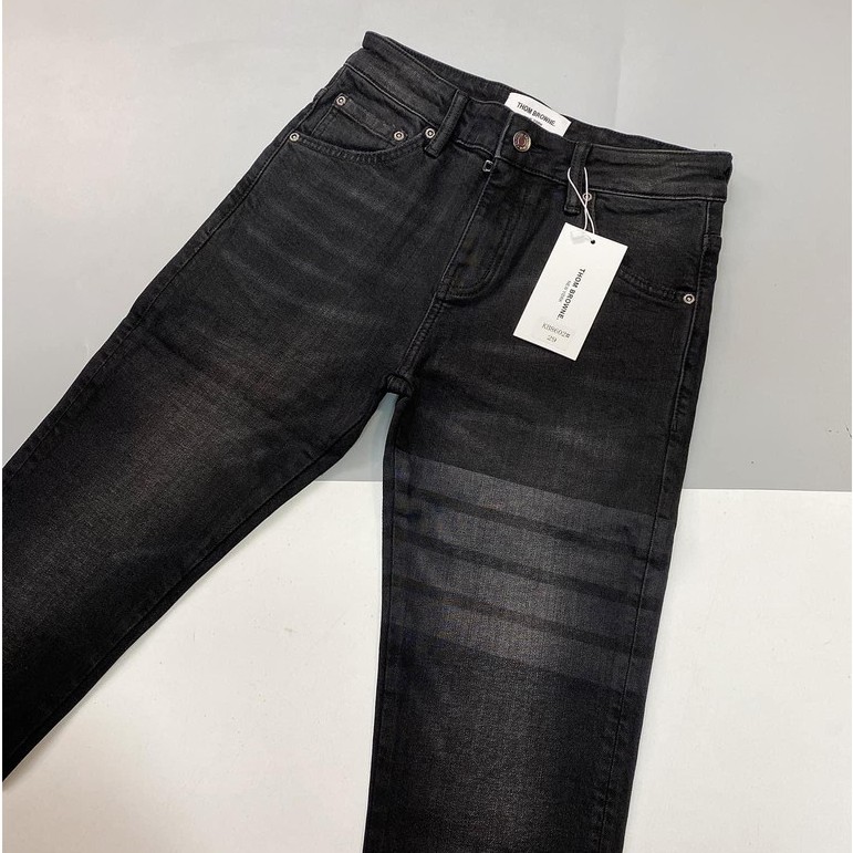 [HIGH FASHION] Quần jean trơn Thombrowne check gấu like Authentic 1-1 on web MLN size 28-34