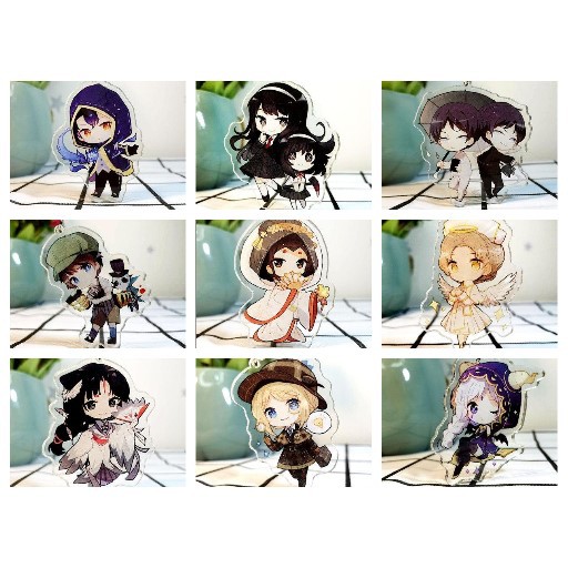 (Mica trong acrylic) Móc khóa Identity V quà tặng xinh xắn dễ thương in hình anime chibi nhiều mẫu M03