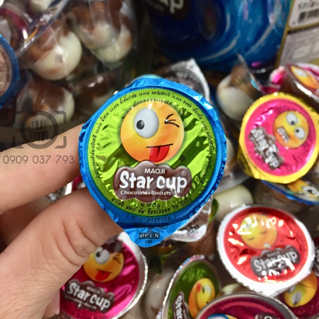 Bánh socola star cup Thái Lan