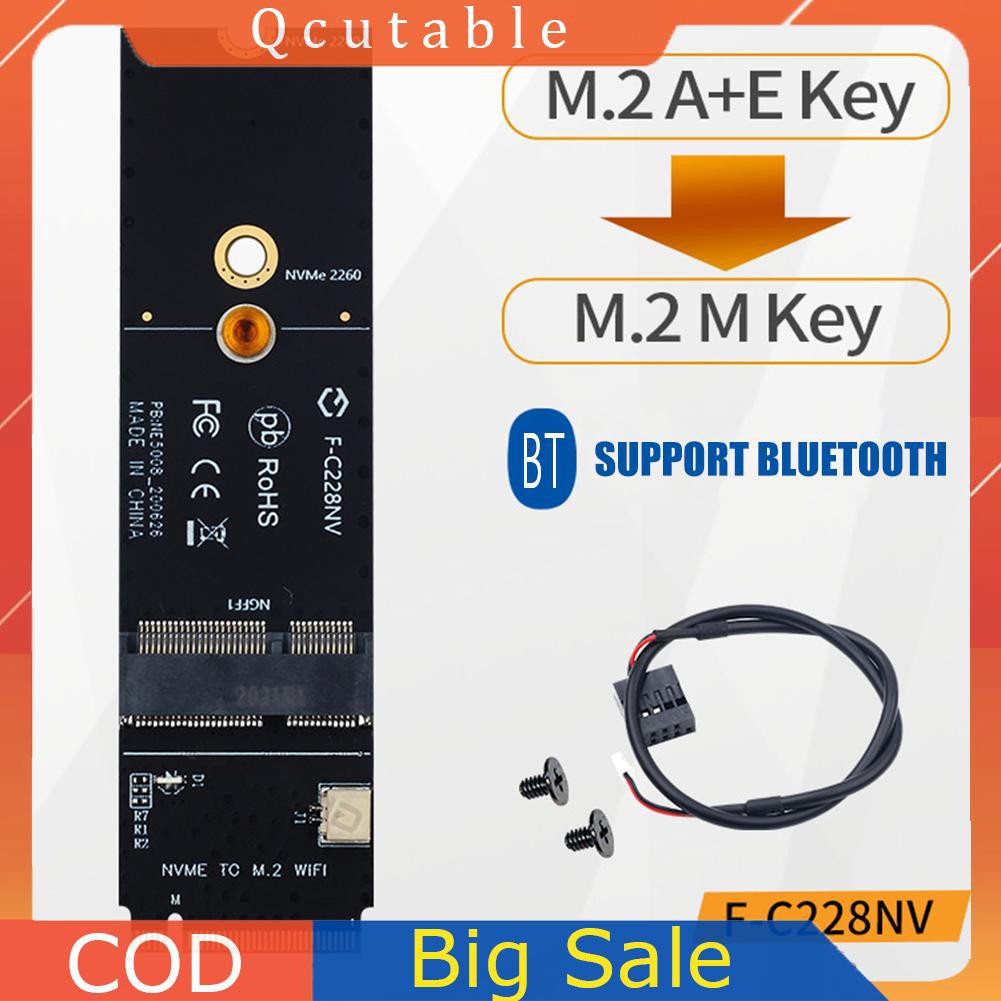 Card Wifi M.2 M Key To Ngff A + E Cho Ax200 9260ac