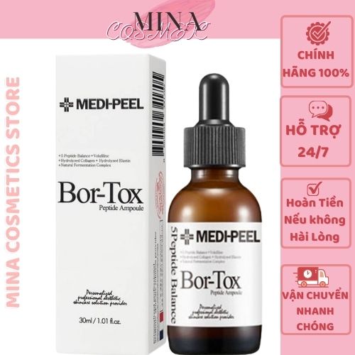 Serum trắng da [Hàng chuẩn] Tinh Chất Căng Bóng MEDI-PEEL Bor-Tox Peptide Ampoule / Medi Peel Bortox 30ml