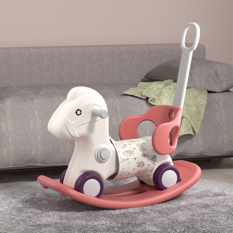 Ngựa Bập Bênh 2 Trong 1 HL10186 Cho Bé