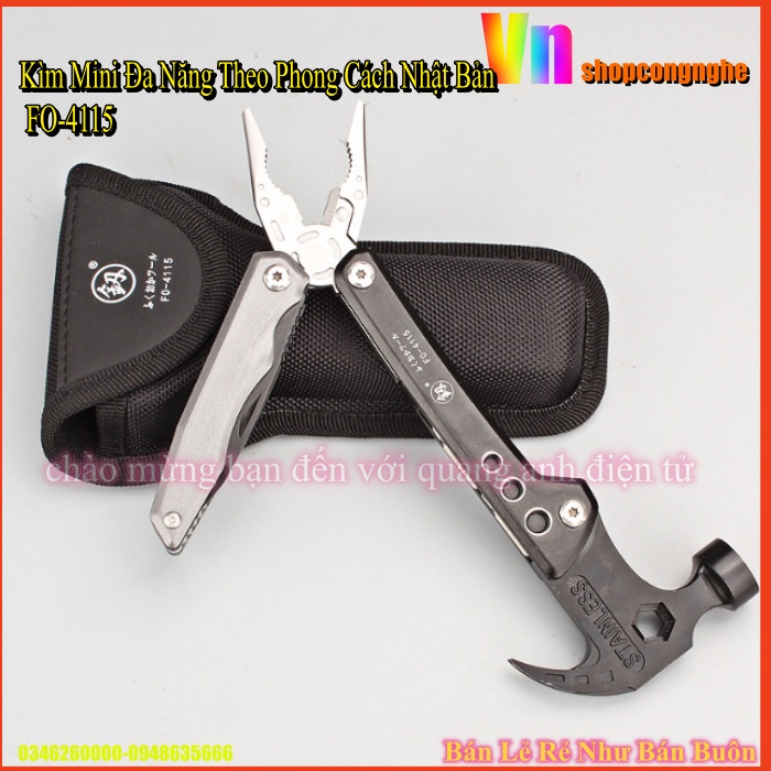 Kìm kết hợp búa kẹp đa năng Fukuoka Tools
