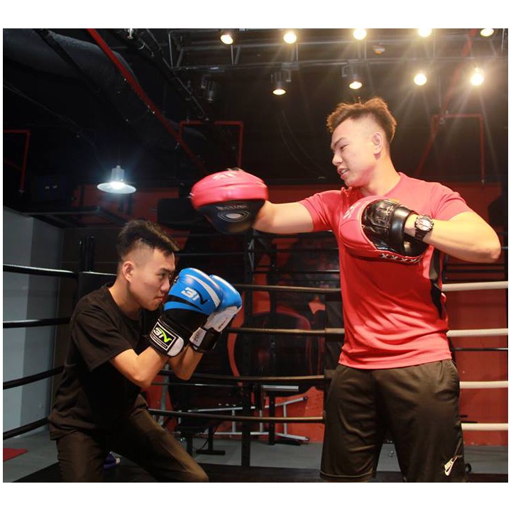 Combo Găng Tay Đấm Bốc Boxing BN + Đích Đấm Đá Cầm Đỡ Bàn Tay Tập Võ BN Chính Hãng - Bảo hành 12 tháng