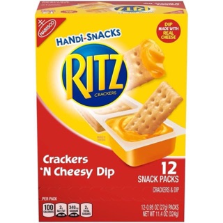 Bánh ritz chấm phomai