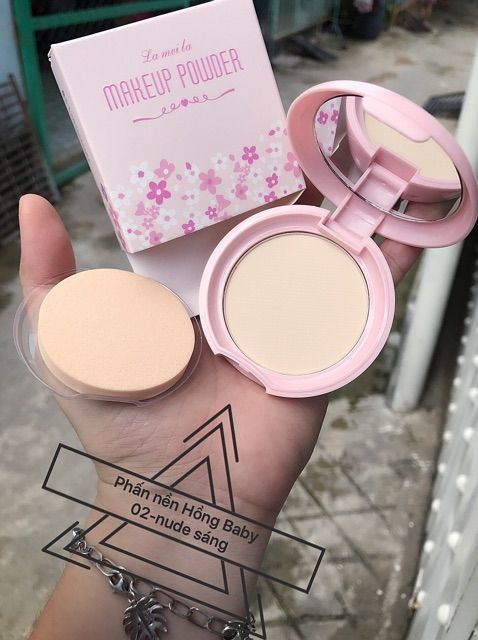 Phần nén Makeup power hồng baby Lameila nội địa