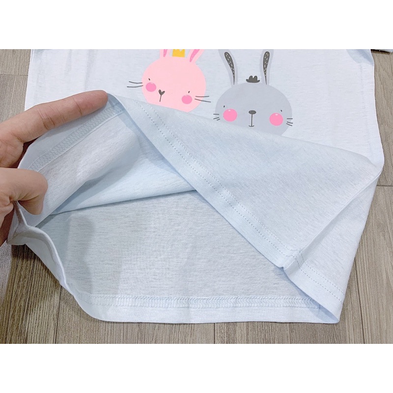 Bộ cotton giấy The Minou xuất Hàn dư xịn cho bé tra/ bé gái