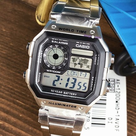 [Mã FARSBR243 giảm 15% đơn 249K] Đồng Hồ Nam Casio AE-1200WHD-1AVDF