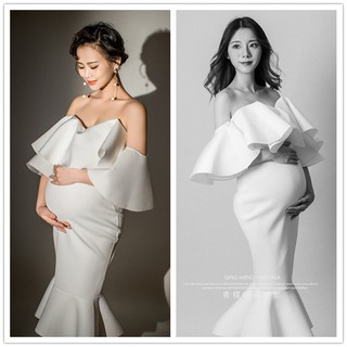 Đầm cho mẹ bầu thiết kế thời trang chụp ảnh nghệ thuật