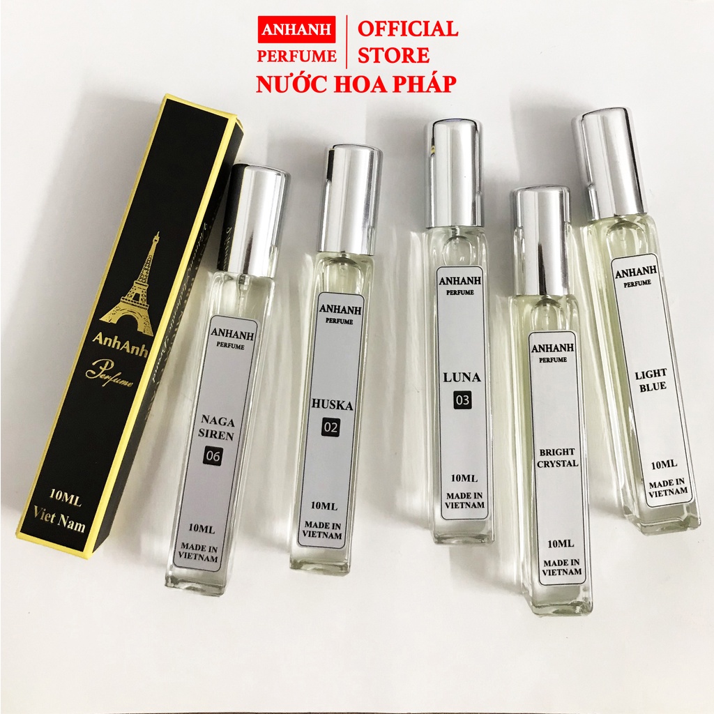 ✅ [ Hot ] Tinh dầu Nước hoa nữ ANHANH - Cá Tính, Ngọt Ngào, Sang trọng - Lưu hương 6-8 tiếng - Dạng xịt 10ml