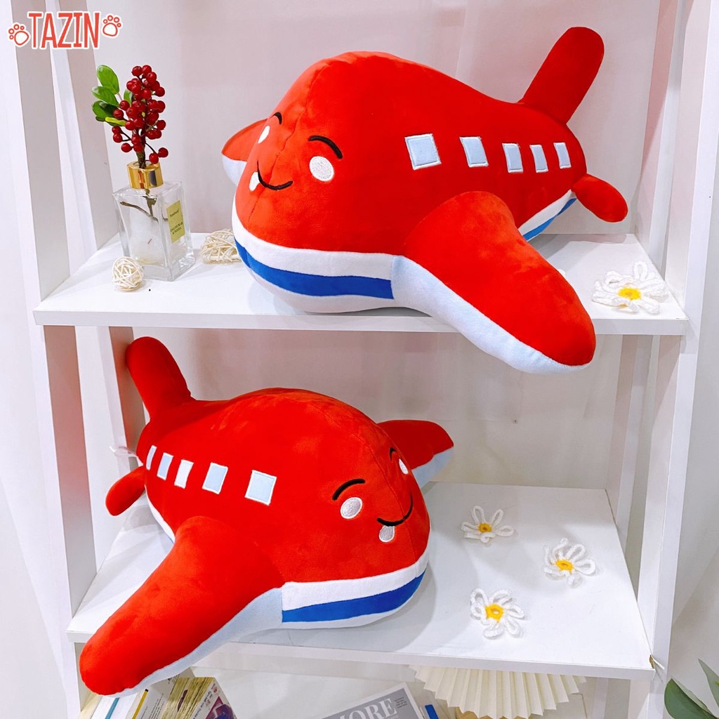 Gấu Bông Hình Máy Bay Mềm Mại Cao Cấp Tazin Size 45cm