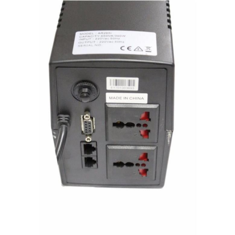 Bộ Lưu Điện UPS ARES 650VA 390W AR265I