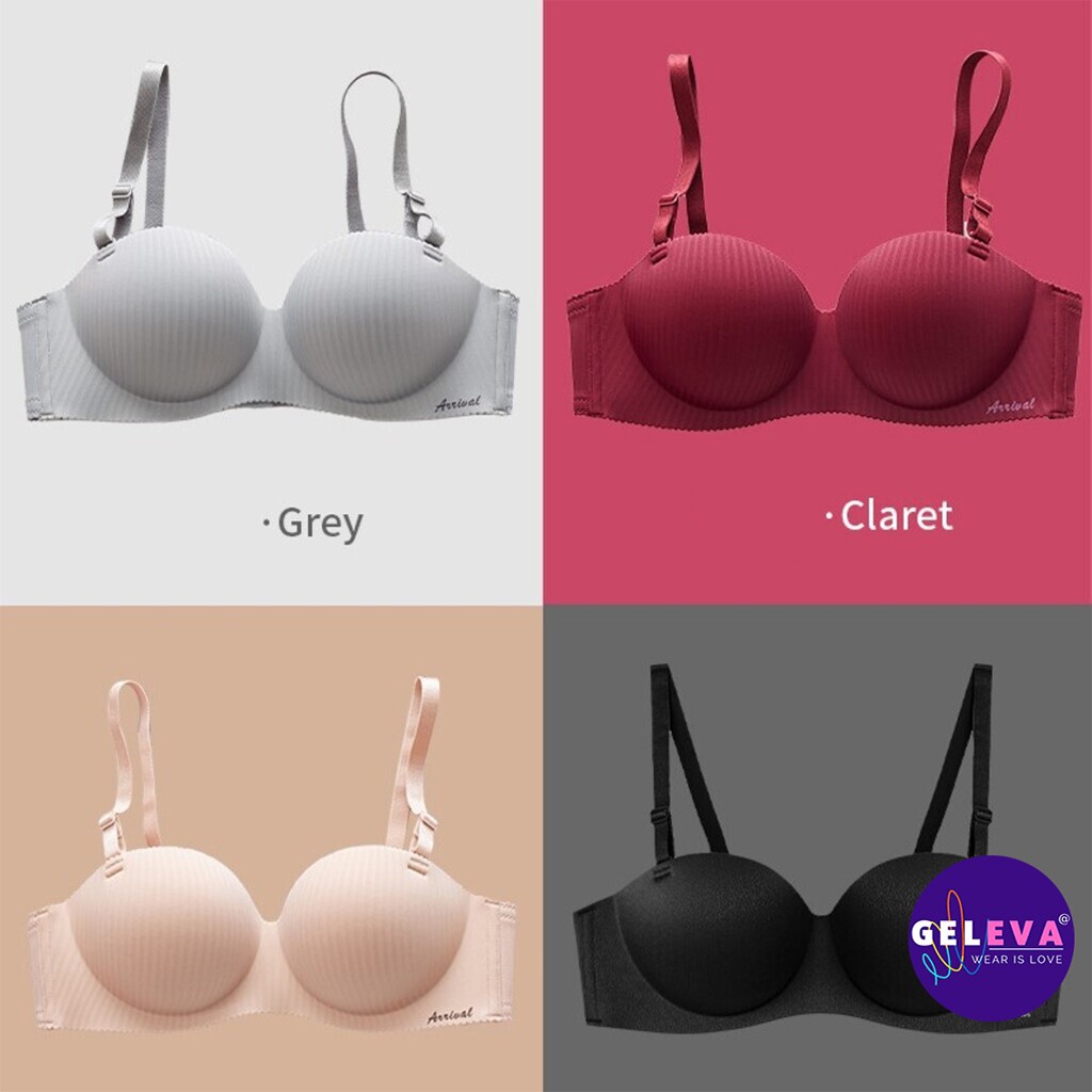 Áo ngực nữ mút dày su đúc không gọng để mặc áo dài hoặc đi làm, Áo lót nữ không gọng đúc su độn nâng ngực Geleva LOT518 | BigBuy360 - bigbuy360.vn