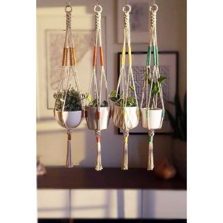 Dây trang trí ❤️FREESHIP❤️ dây treo giỏ cây, chậu cảnh dây macrame cao cấp NGON DECOR