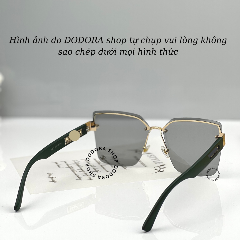 Mắt kính râm nam nữ đổi màu không gọng đi ngày đêm kiểu dáng thời trang D2 - Tròng kính đổi màu